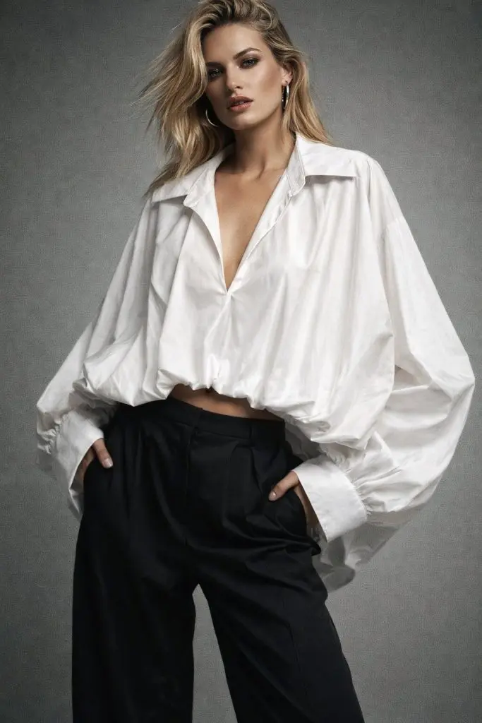 AMALFI - SHORT FRONT/LONG BACK BLUZA