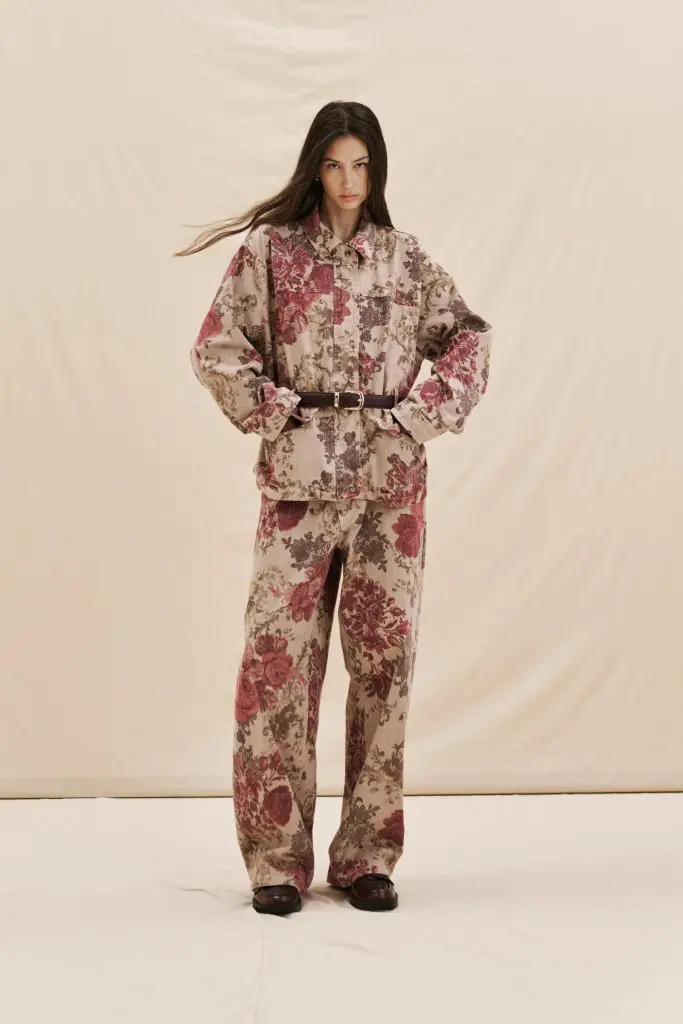 AMALFI - BALOON FLOWER HLAČE