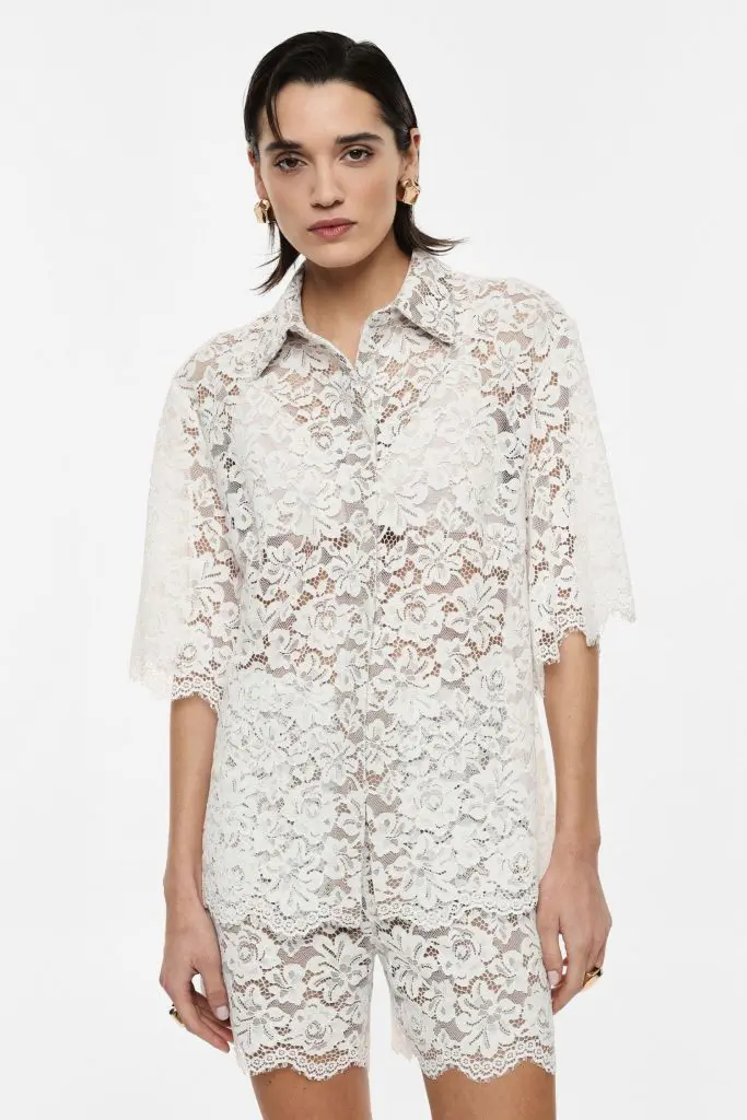 IMPERIAL FASHION - LACE SRAJCA V BELI BARVI