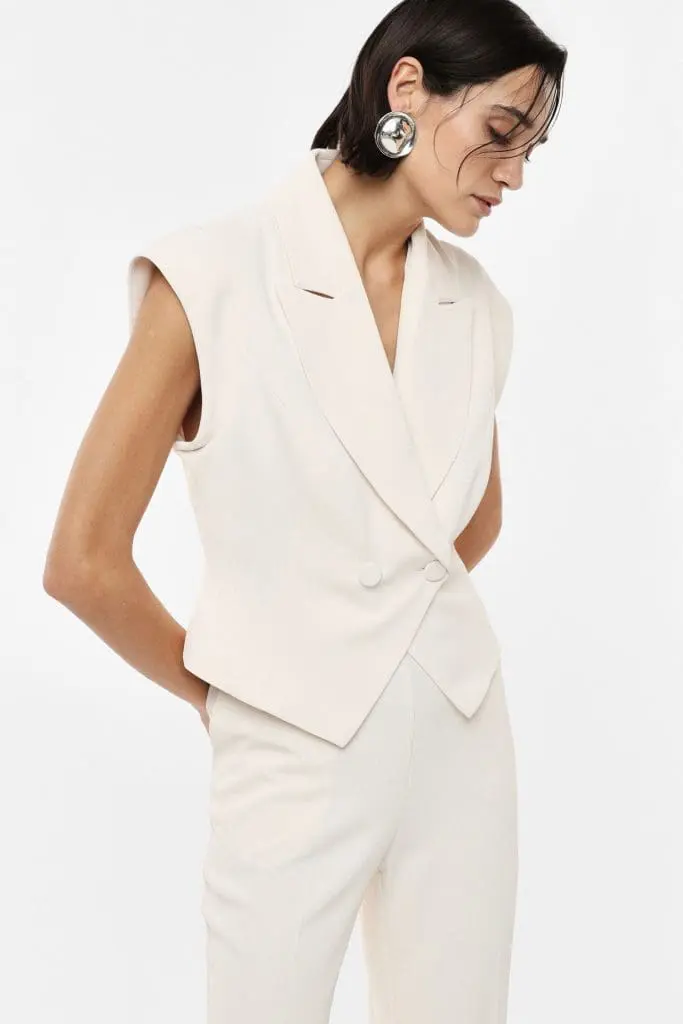 IMPERIAL FASHION - CREAM BREZROKAVNIK