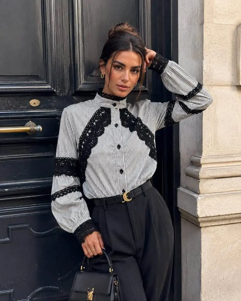 AMALFI - STRIPED LACE SRAJCA
