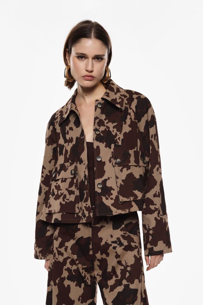 IMPERIAL FASHION - JAKNA Z ABSTRAKTNIM PRINTOM