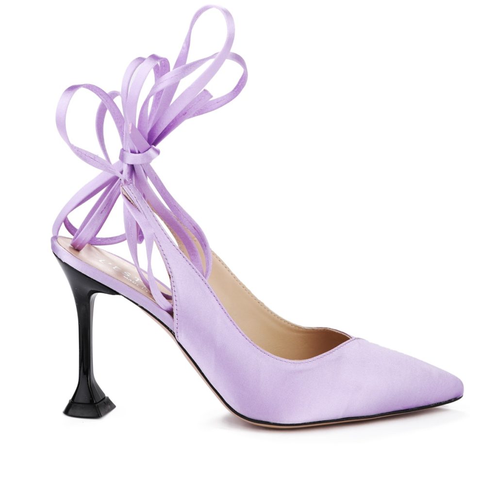 L'estrosa lace up petke v lila barvi